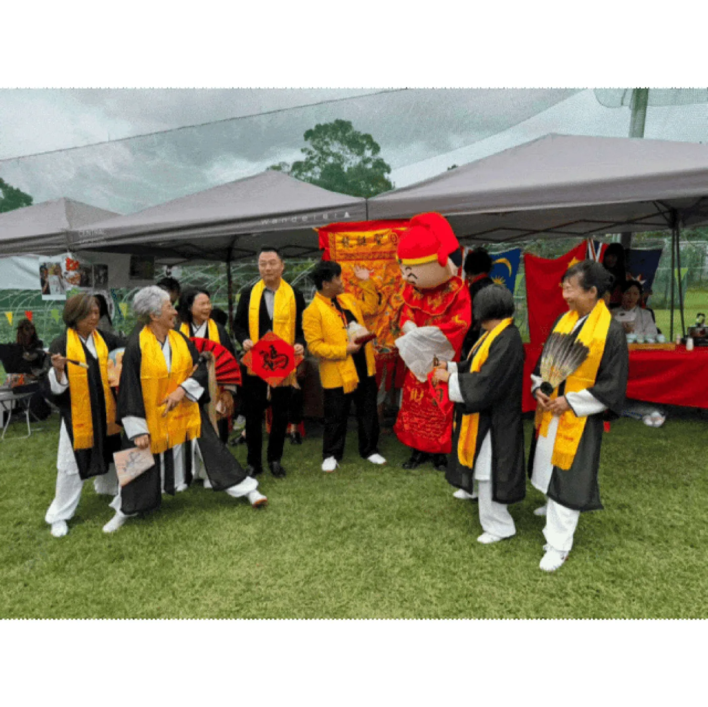 Tai chi team performance