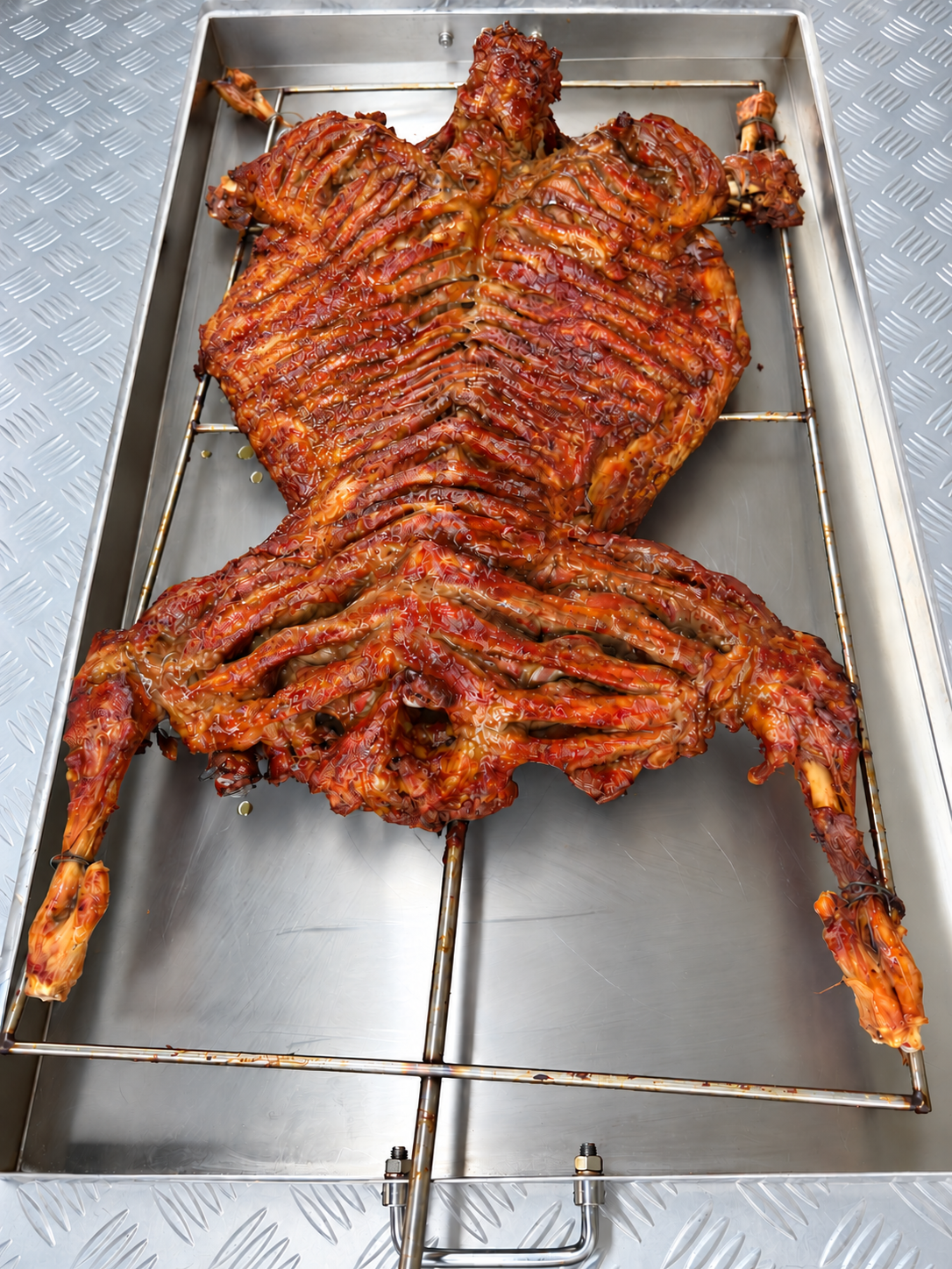 烤全羊成品 / Finished whole roast lamb